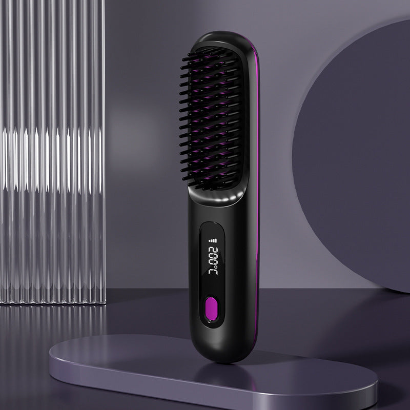 Portable Wireless Straightening Hair Comb