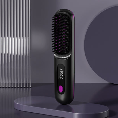 Portable Wireless Straightening Hair Comb
