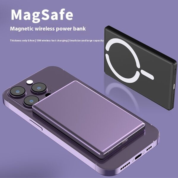 Ultra-thin Magnetic Power Bank Mini Portable Ultra-thin Power Bank