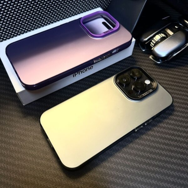 High-grade Color Silver Phone Case Matte Protective Cover