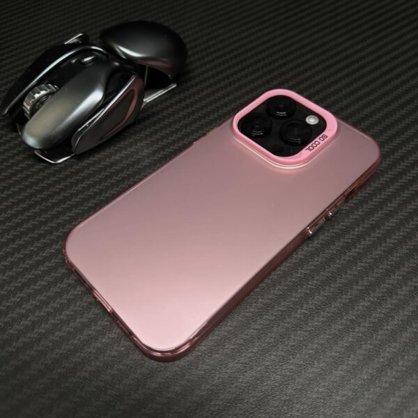 High-grade Color Silver Phone Case Matte Protective Cover - Image 3