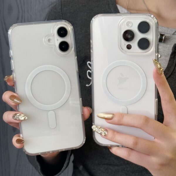 AI Button Smart Magnetic Silicone Phone Case With Photography