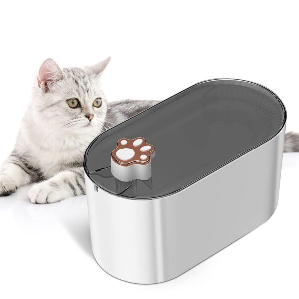 3L Cat Water Fountain Filter Automatic Drinker For Dogs Cats Pet Water Dispenser Ultra-Quiet Water Dispenser With LED Light Pet Products - Image 8