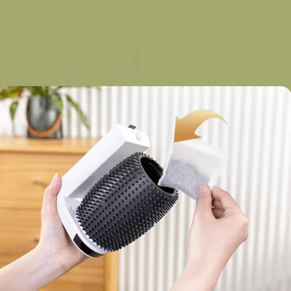 Automatic Cat Self Groomer Wall Corner Brushes Soft Cat Corner Scratcher Self Grooming - Image 5