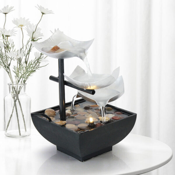 New Home Decoration Flowing Water Ornaments Desktop Fountain Crafts For Home Decor - Image 7