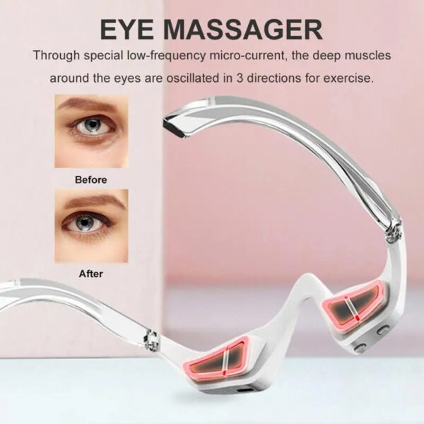 3D Eye Beauty Instrument Micro-Current Pulse Eye Relax Reduce Wrinkles And Dark Circle Remove Eye Bags Massager Beauty Tool - Image 10