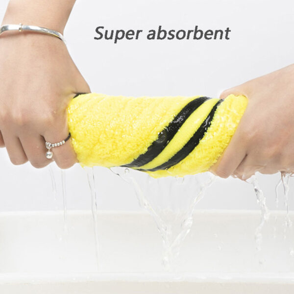 Dog Towels For Drying Dogs Drying Towel Dog Bath Towel, Quick-drying Pet Dog And Cat Towels Soft Fiber Towels Robe Super Absorbent Quick Drying Soft Microfiber Pet Towel For Dogs, Cats Yellow - Image 6