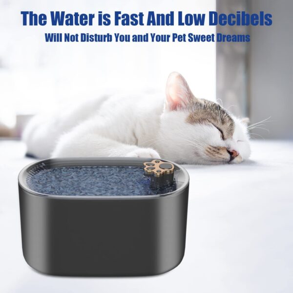 3L Cat Water Fountain Filter Automatic Drinker For Dogs Cats Pet Water Dispenser Ultra-Quiet Water Dispenser With LED Light Pet Products - Image 3